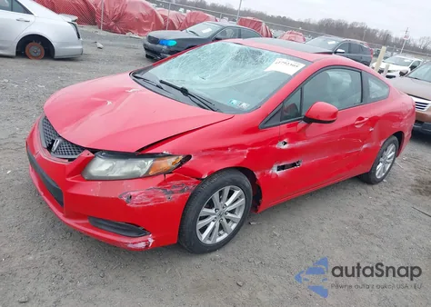 2012 Honda Civic Ex-L из США, поврежденный, VIN 2HGFG3B08CH512658
